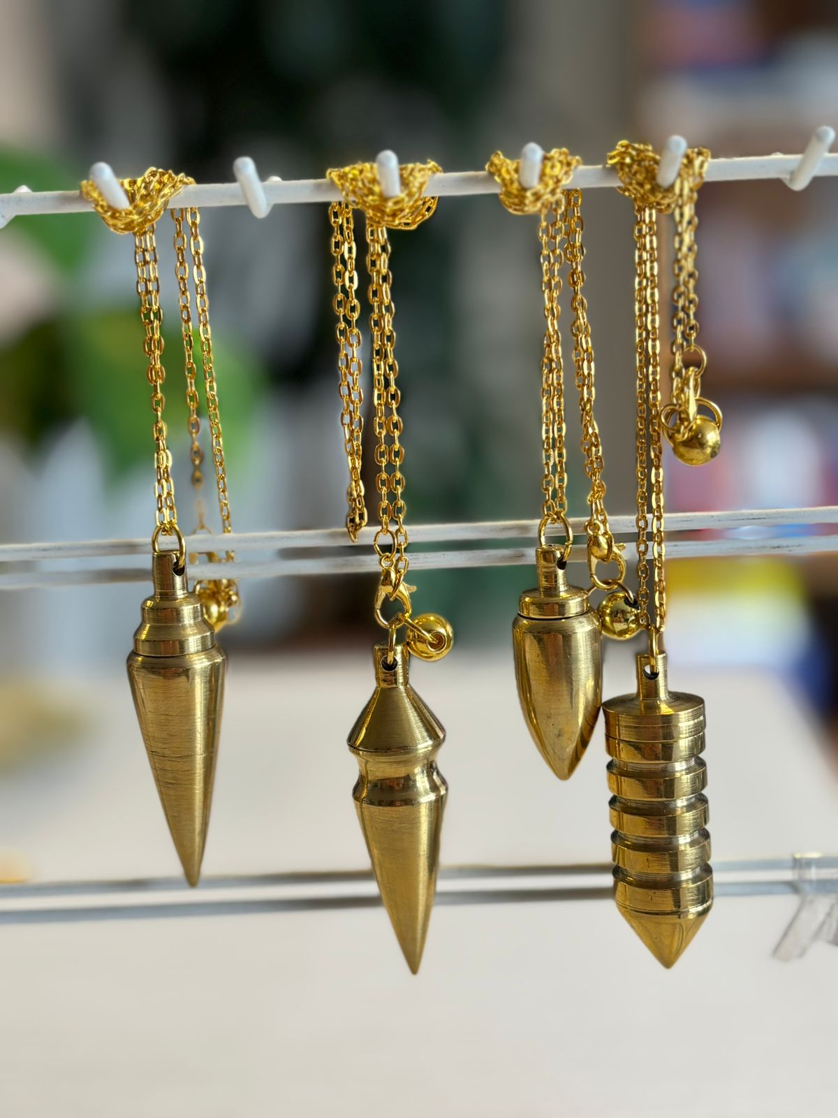 PENDULOS EN BRONCE CON TESTIGO