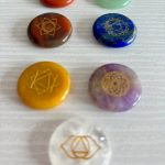 SET 7 CHAKRAS, grabado en piedras naturales
